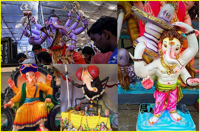 #GaneshChaturthi: 5 Bollywood-inspired Ganpati idols