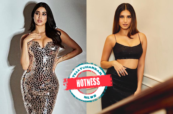 Hotness! Janhvi Kapoor raises the heat with her stylish outfit, Tara Sutaria comments with a fire emoticon