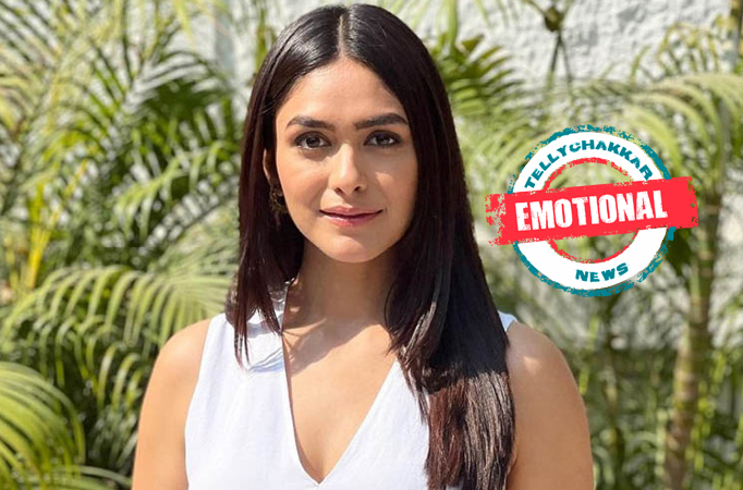 Emotional! Mrunal Thakur reveals the reason behind her emotional post that got her fans worried says “people think we are vacati