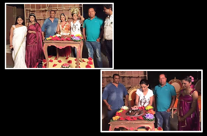 Akshara 'Gulkand' Singh celebrates her birthday on 'Draupadi' sets