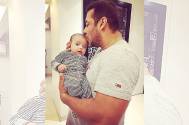 Salman bonds with sister Arpita's son
