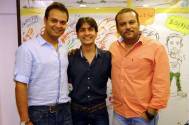 Rohit Shastri, Singer and Associate Creative Head of Mahabharat and ProducersRahul Kumar Tewary and Siddharth Kumar Tewary 
