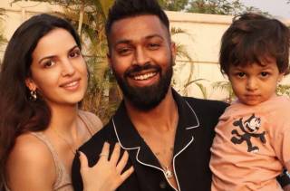 Hardik Pandya shares a relaxing picture with wife Natasa Stankovic and son