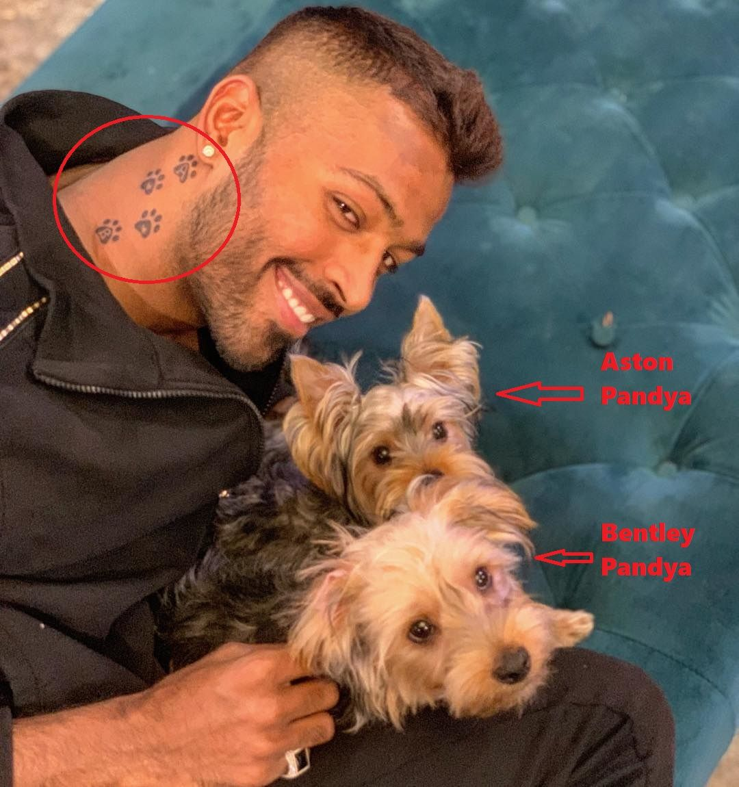 Hardik Pandya came up with a new tattoo on his neck  Stunmore