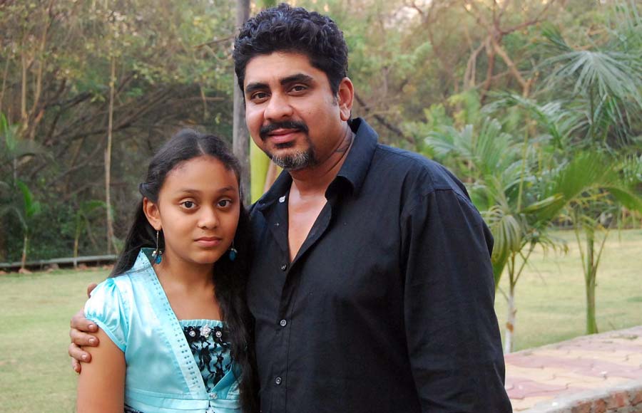 Ishika Shahi with father Rajan Shahi