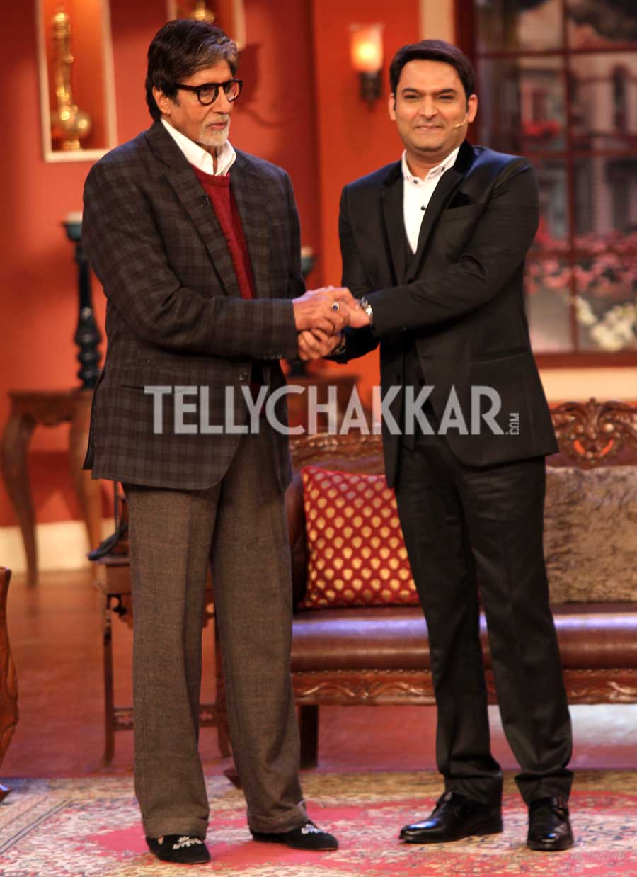 Amitabh Bachchan with Kapil Sharma