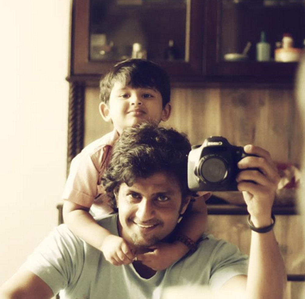 Aamir Dalvi with his son Rashu