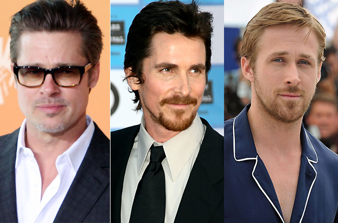 Brad Pitt, Christian Bale, Ryan Gosling