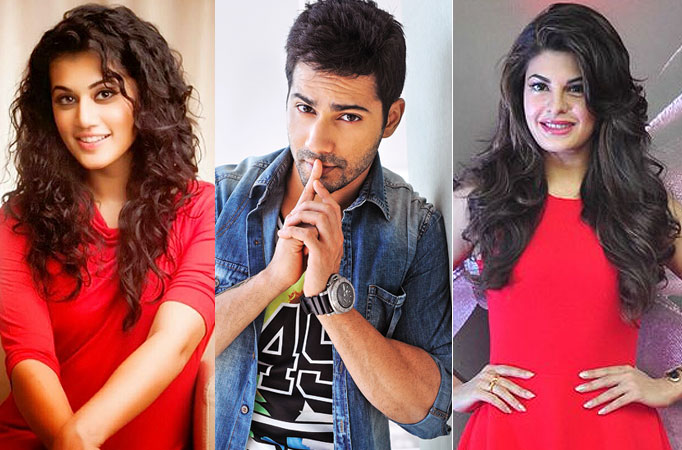 Tapsee Pannu, Varun Dhawan and Jacqueline Fernandes