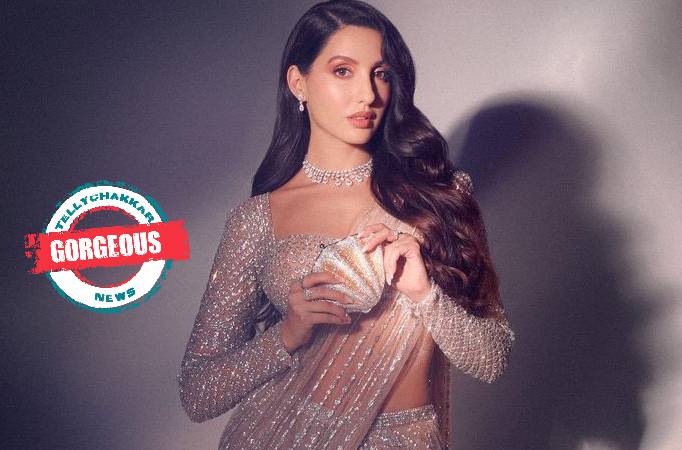 Bharat actress Nora Fatehi looks ethereal in white summer dress and  burgundy hair See pictures