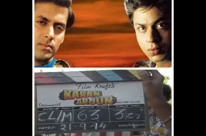 Check out some of the unseen BTS of the movie Karan Arjun