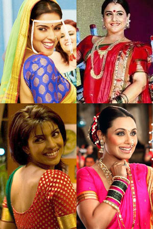 Match the actresses with their Marathi mulgi avatar movies 