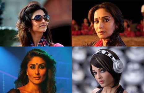 Match the names of the actresses with their films.