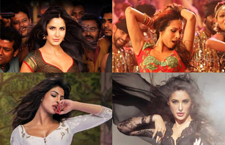 Match the following actresses with their 'item songs'.