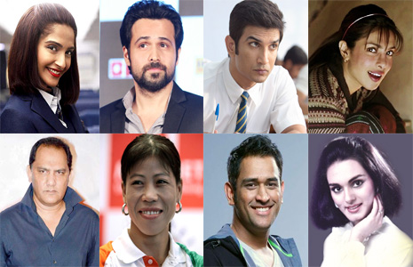 Match Bollywood actors with their biopics 