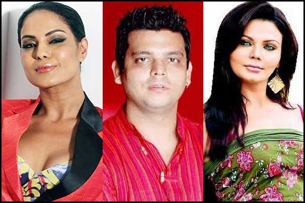 Veena Malik, Rakesh Sawant and Rakhi Sawant