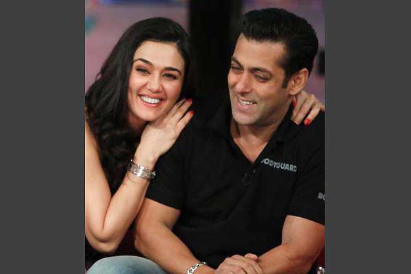 Salman Khan and preity Zinta