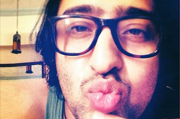 Shaheer Sheikh pouts 