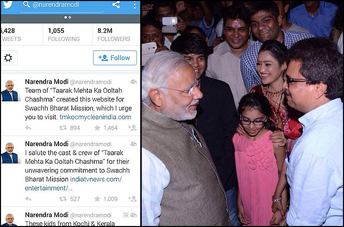 PM Narendra Modi tweets and appreciates Taarak Mehta