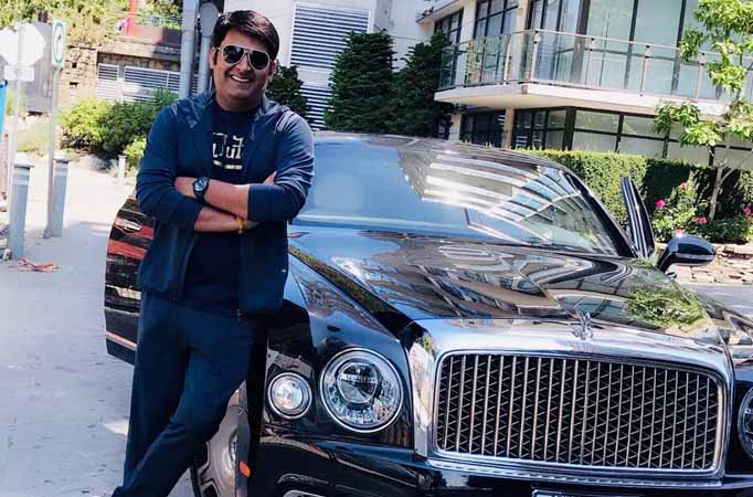 Kapil Sharma poses with 2019 Bentley Mulsanne car in style 