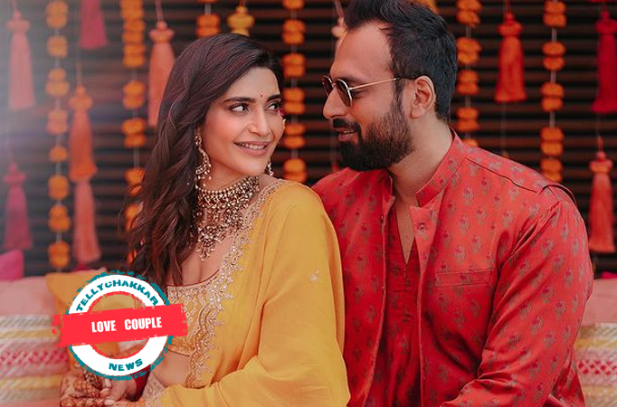 Love Couple! Varun Bangera looks mysterious trying to find out something in Karishma Tanna’s mehndi? Read to know more