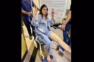 'Even with the cast on my leg, I won't be able to sit idle': Shilpa Shetty