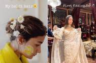 From her first fitting for wedding dress to her haldi hair; Alia Bhatt shares pictures that didn’t make it Instagram 