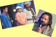 Host Aditya along with contestants Anik ,Abhijeet and Ismail Darbar 