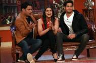 Parineeti Chopra and Siddharth Malhotra with Kapil Sharma in Comedy Nights with Kapil 
