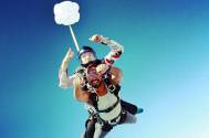 Salman Yusuff Khan does skydiving with dear wifey in Dubai 