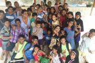 Choreographer Sneha Kapoor spends time with NGO kids 
