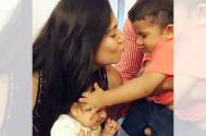 Kanchi Kaul with her cute sons