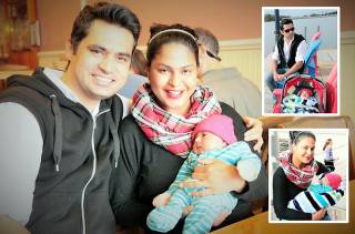 Veena Malik`s son`s day out