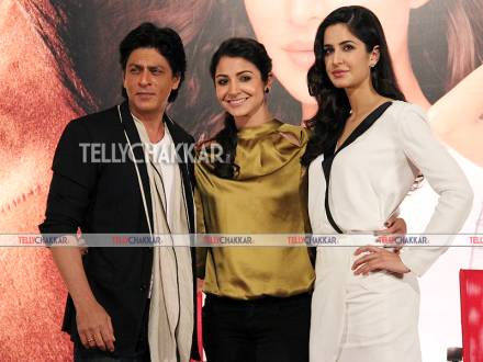 Shah Rukh Khan, Anushka Sharma and Katrina Kaif