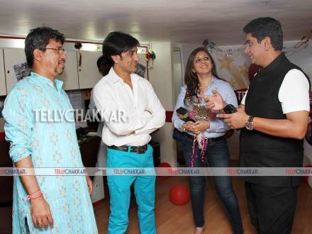 CEO and founder of Indian television.com Anil Wanvari, Rajev Paul, Munisha Khatw
