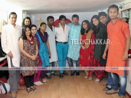 Team Tellychakkar with Rajev Paul and Anil Wanvari