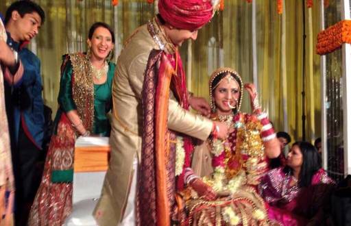 Wedding bliss for Ravi and Sargun
